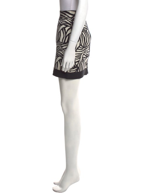 Herve Leger Printed Mini Skirt