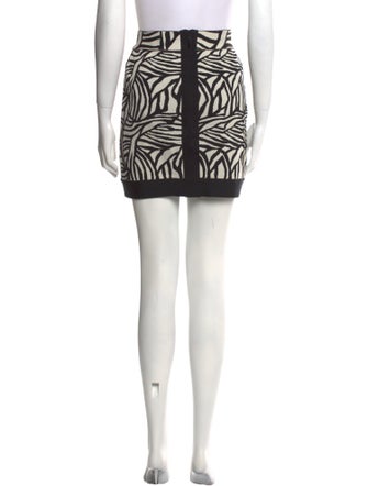 Herve Leger Printed Mini Skirt