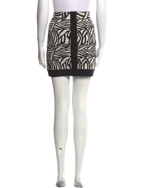 Herve Leger Printed Mini Skirt