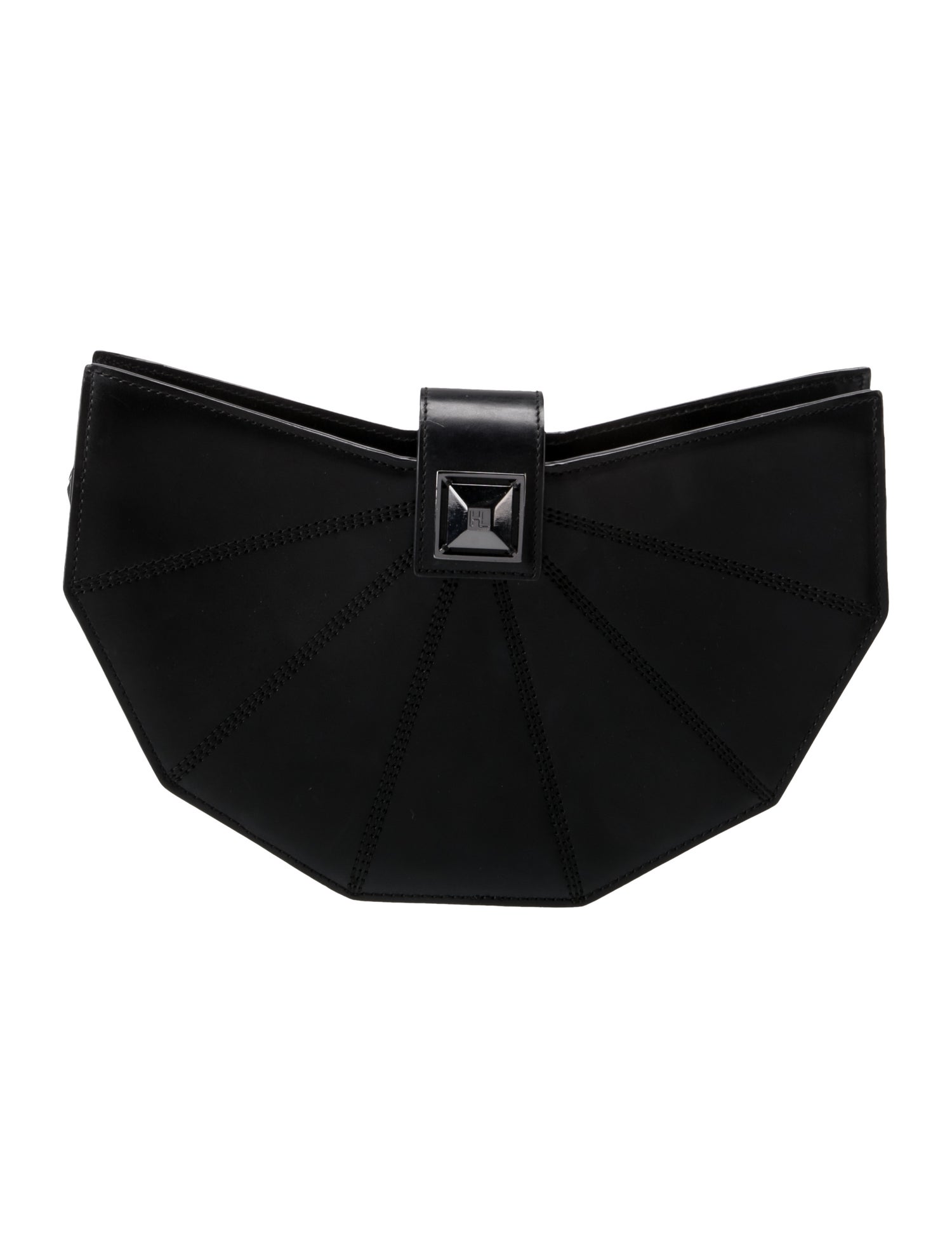 Herve Leger Leather Clutch