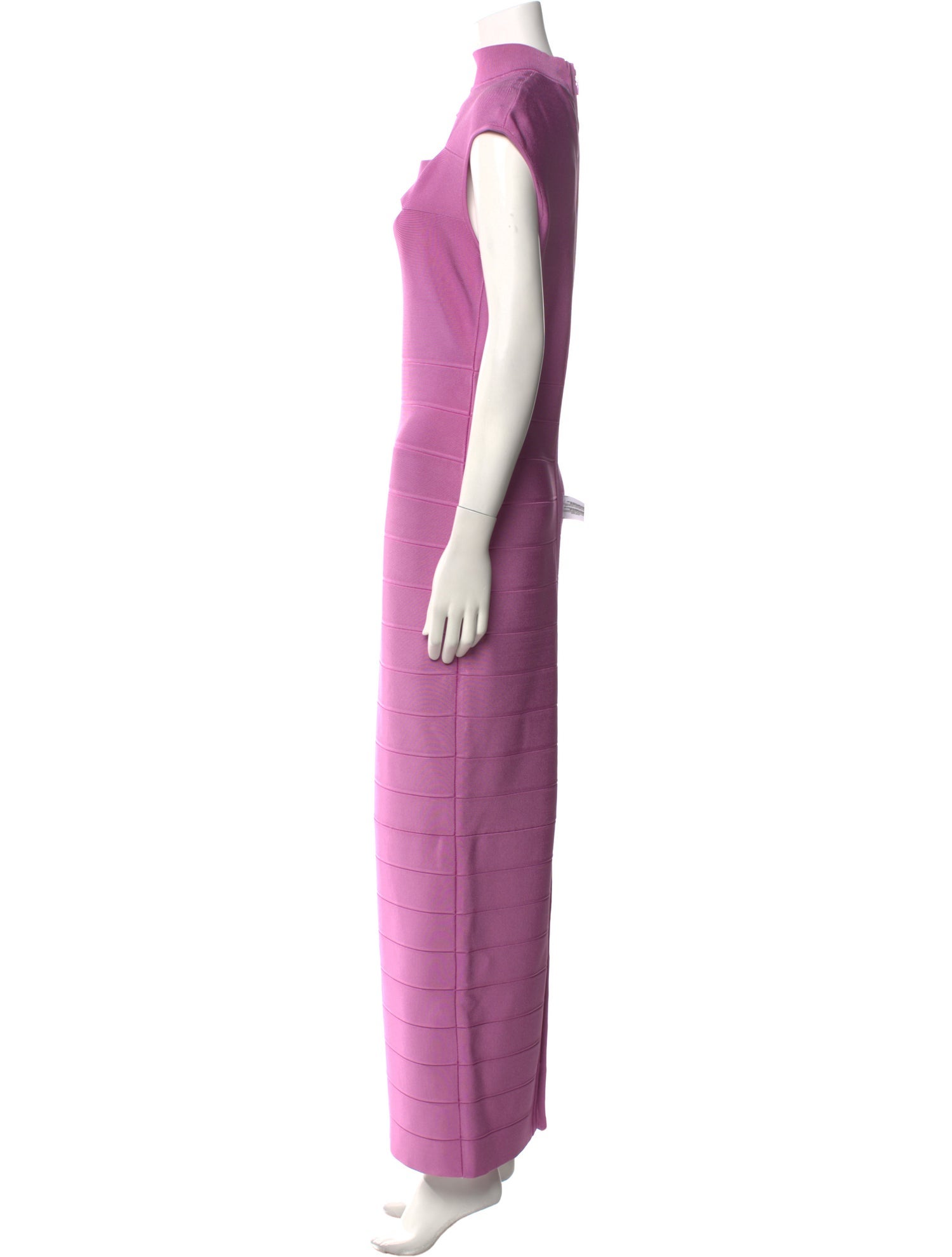 Herve Leger Mock Neck Long Dress w/ Tags