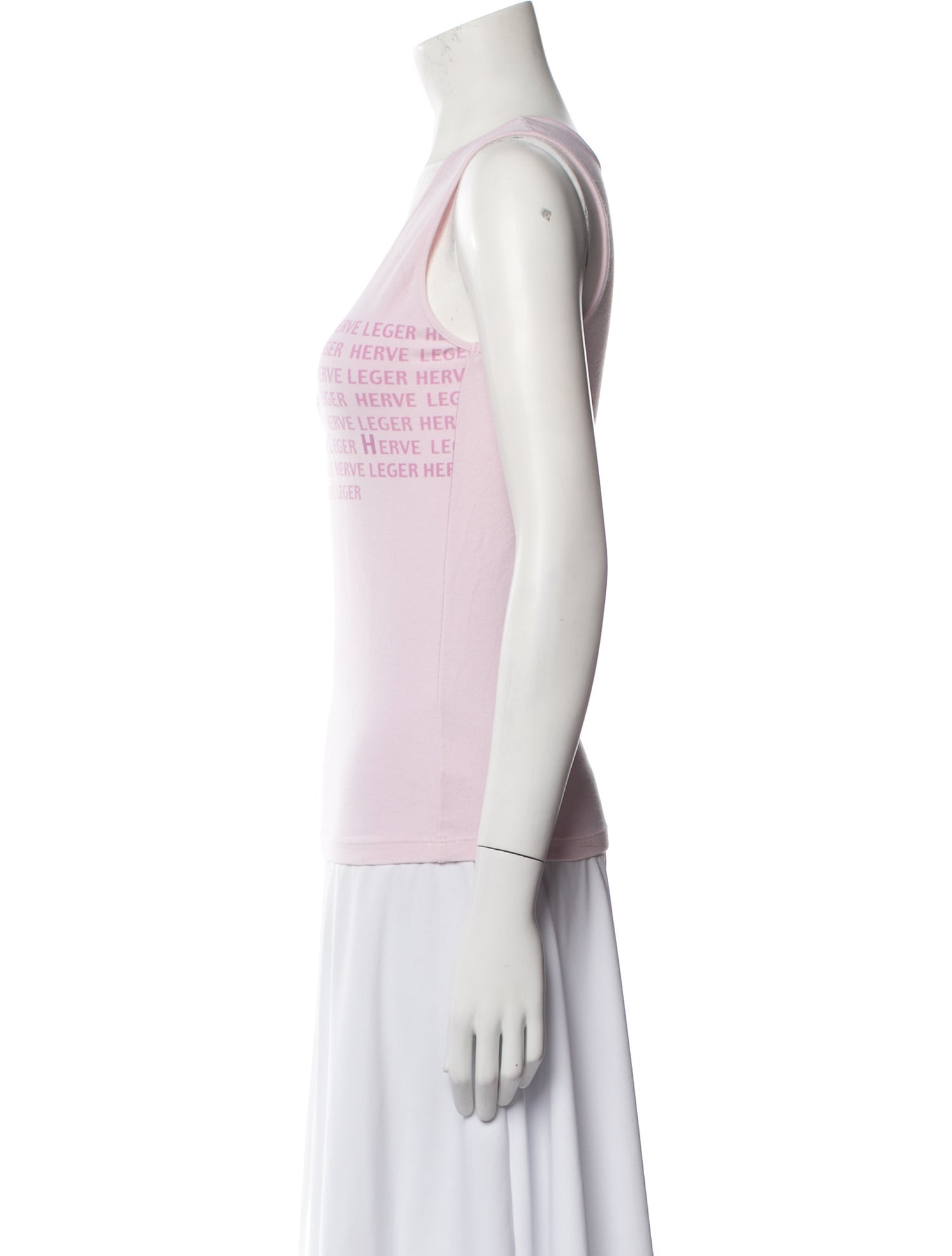 Herve Leger Vintage Graphic Print Top