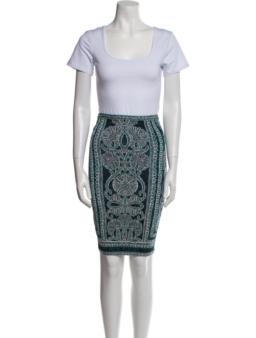 Herve Leger Printed Skirt Set