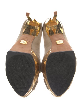 Herve Leger Suede Pumps