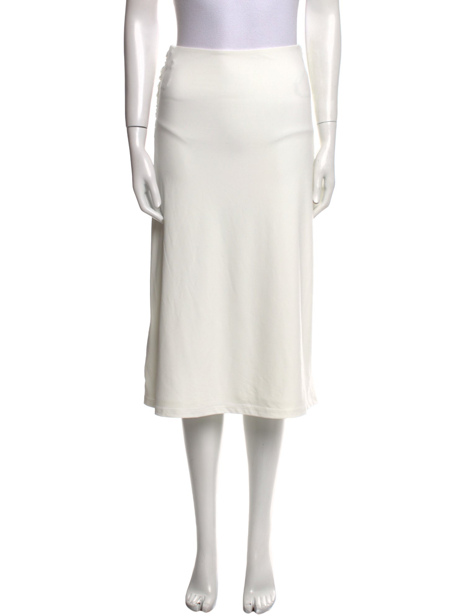 Herve Leger Ruffle Embellishment Knee-Length Skirt w/ Tags