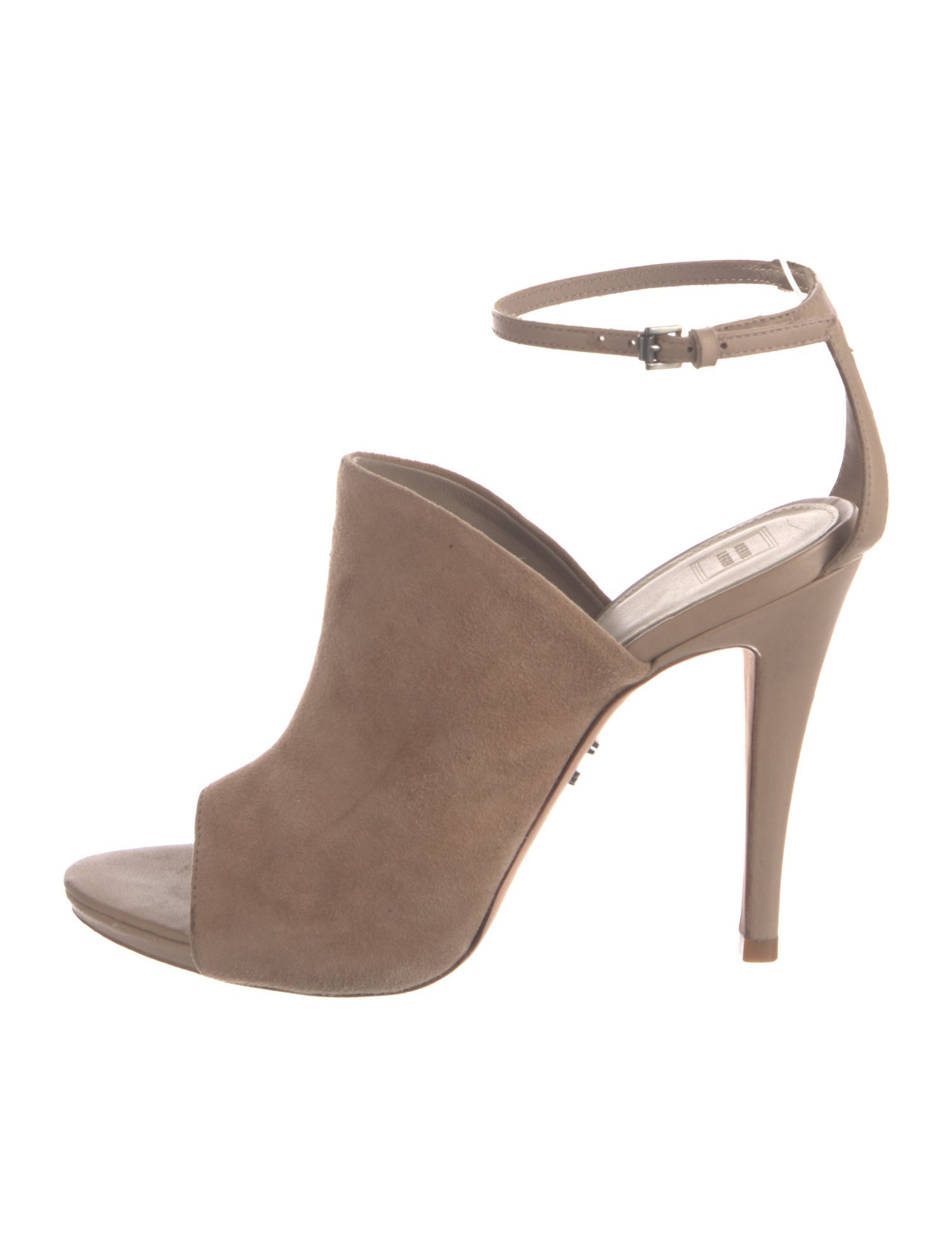 Herve Leger Suede Sandals