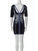 Herve Leger Printed Mini Dress