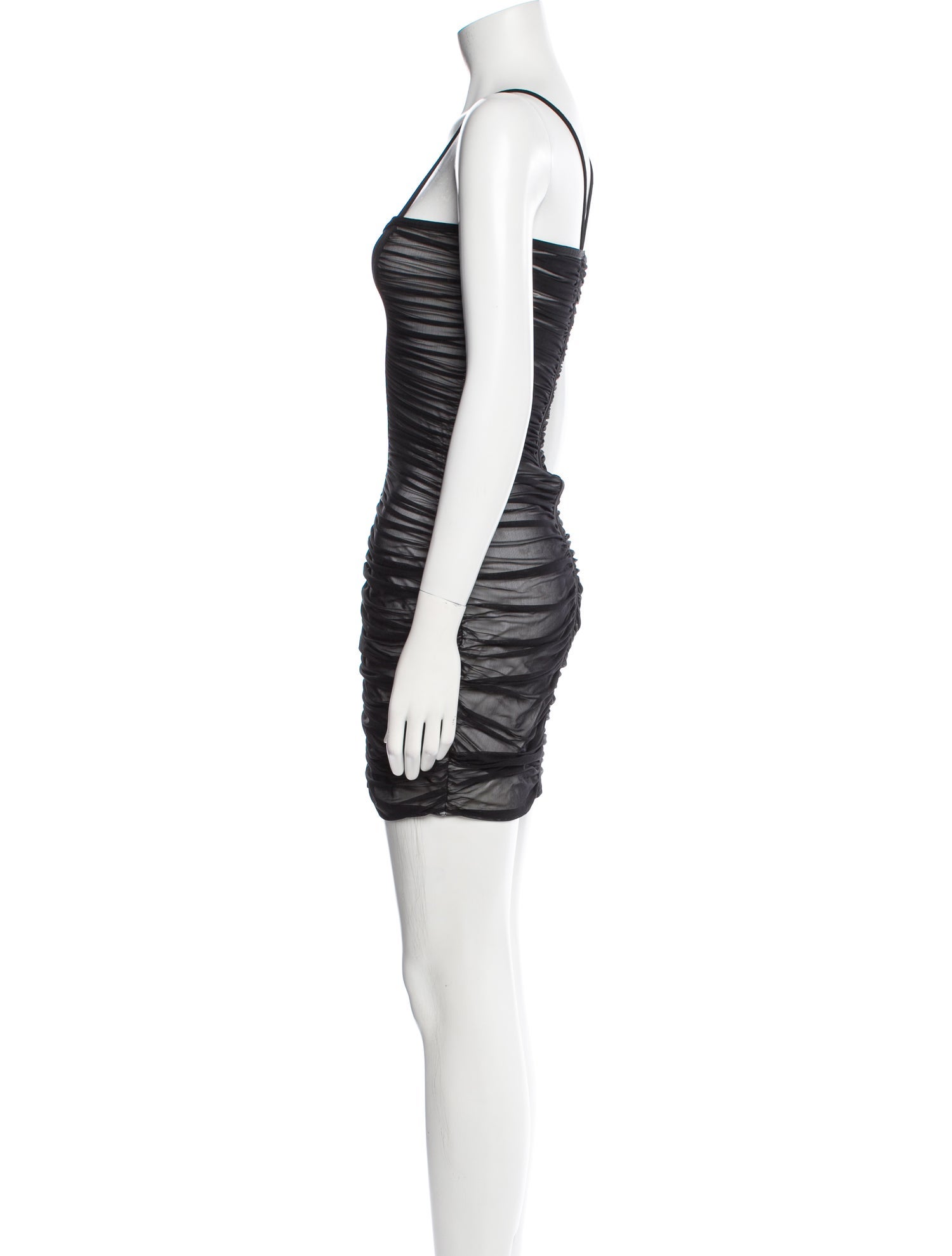 Herve Leger Square Neckline Mini Dress