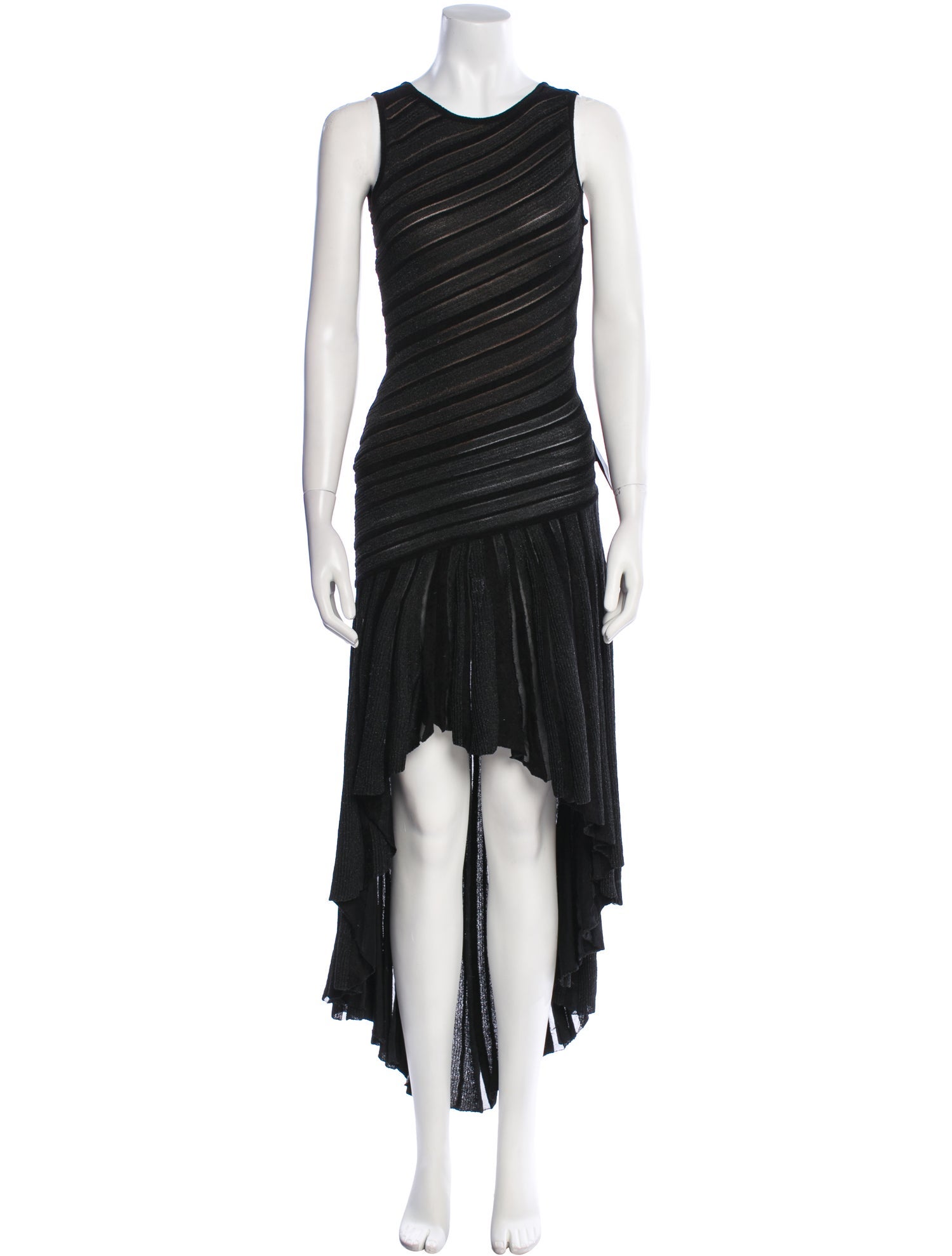 Herve Leger Scoop Neck Long Dress w/ Tags