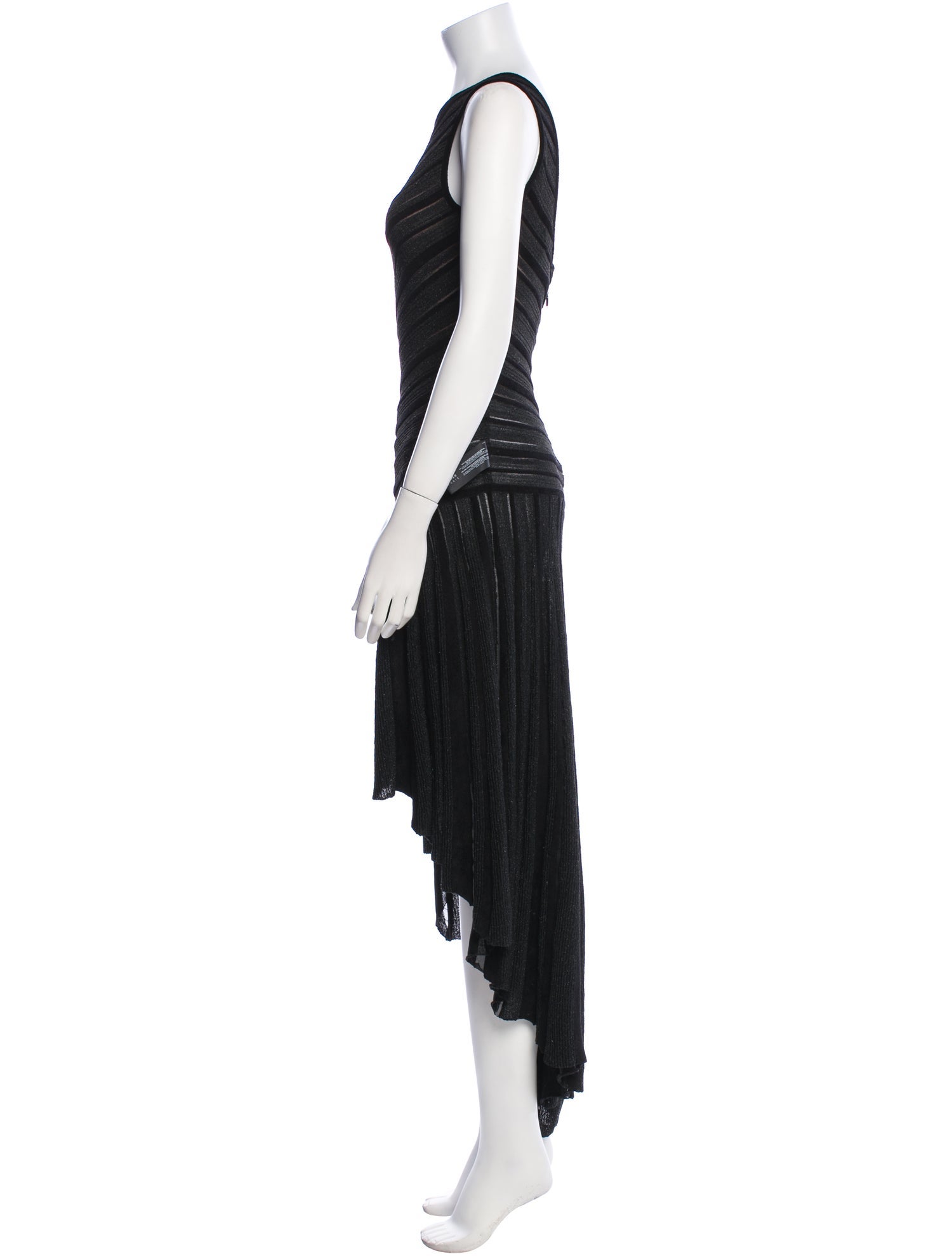 Herve Leger Scoop Neck Long Dress w/ Tags