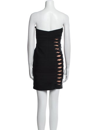 Herve Leger Strapless Mini Dress