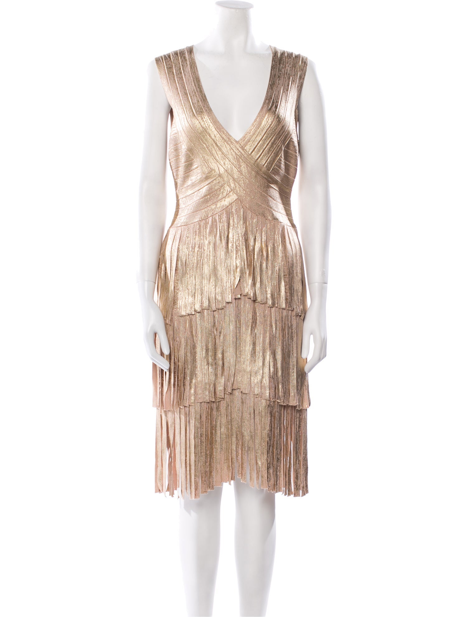 Herve Leger Printed Mini Dress