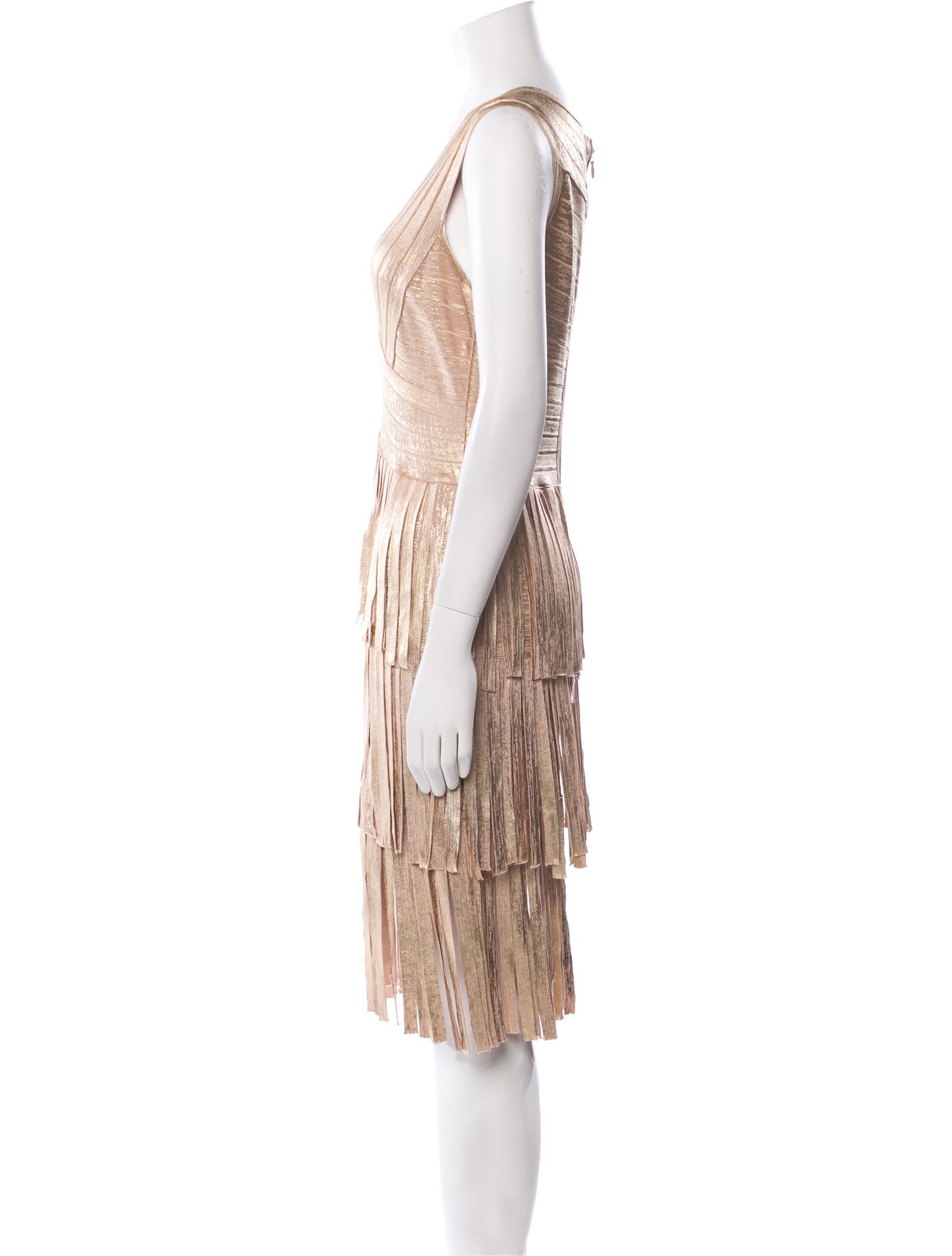 Herve Leger Printed Mini Dress