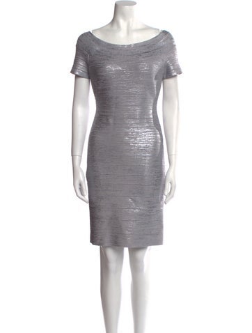 Herve Leger Dresses Off-The-Shoulder Mini Dress M