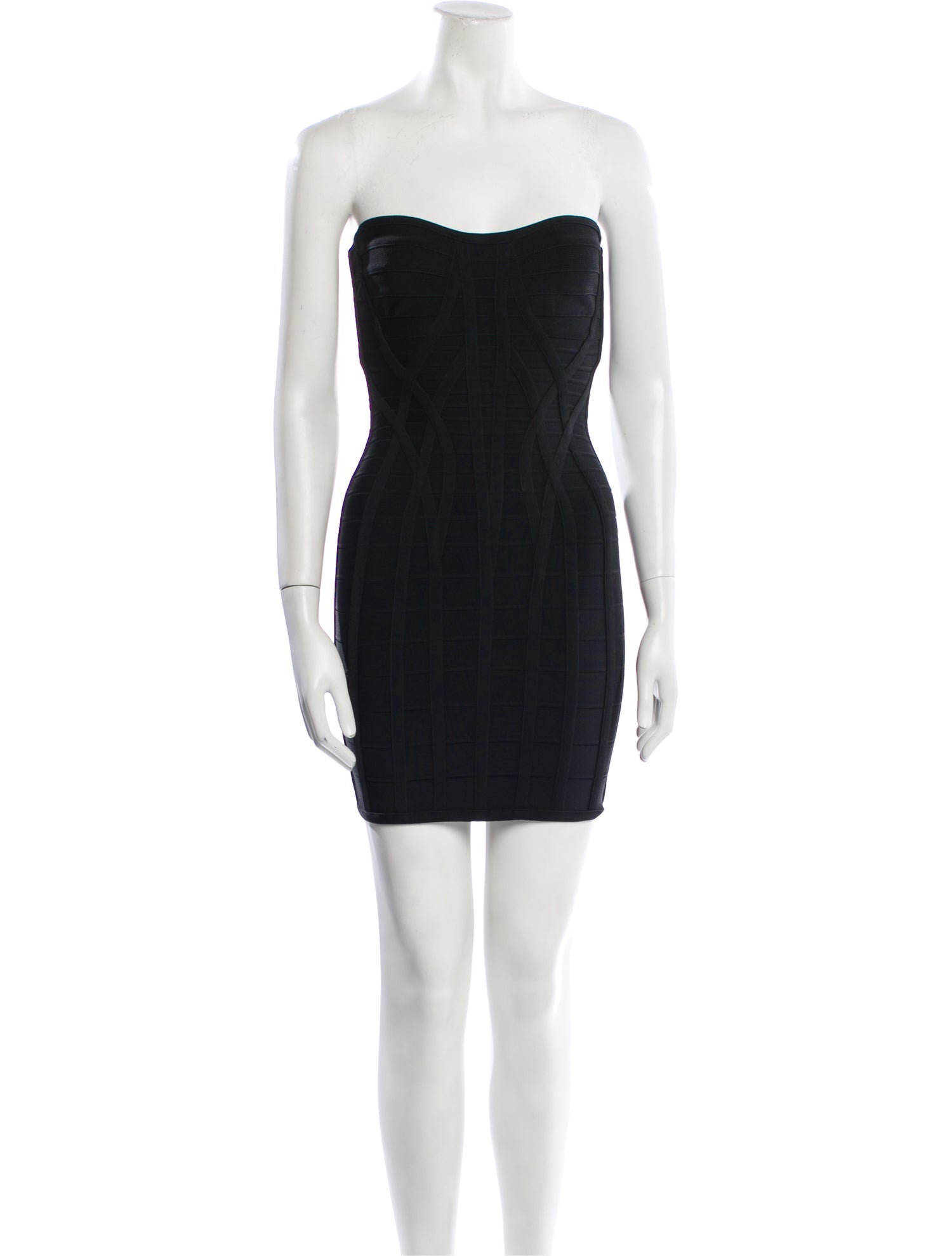 Herve Leger Strapless Mini Dress