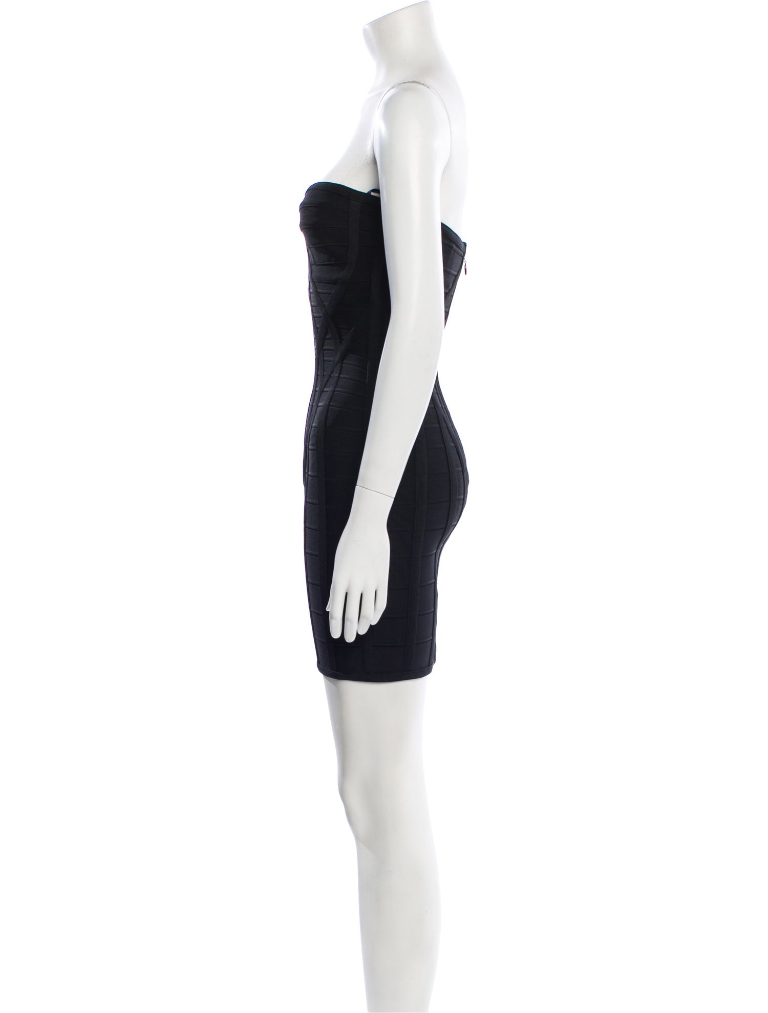 Herve Leger Strapless Mini Dress