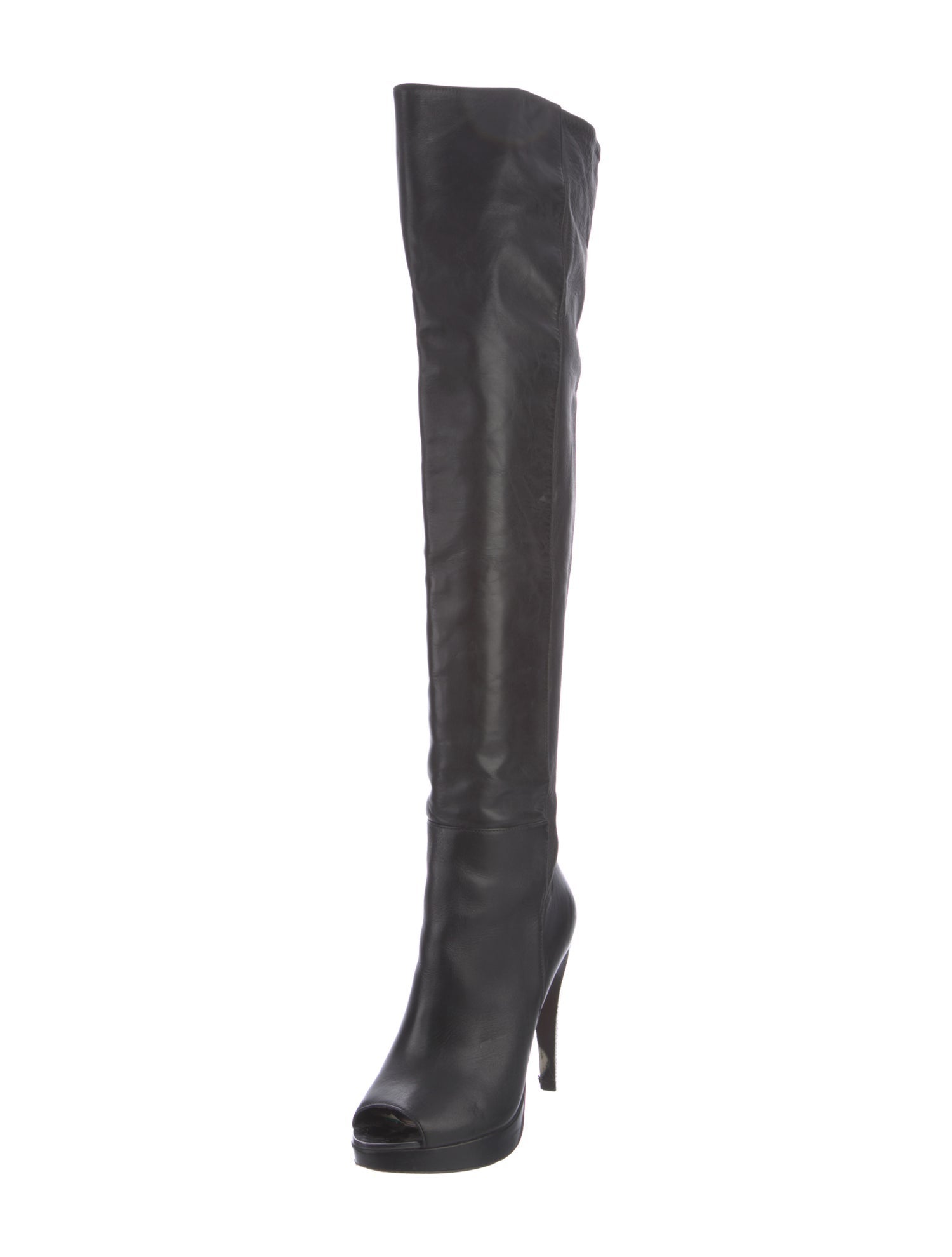 Herve Leger Leather Boots