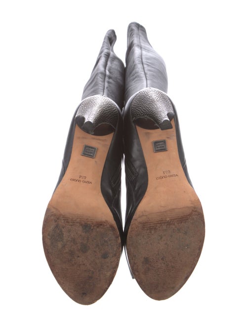 Herve Leger Leather Boots