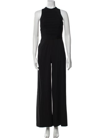 Herve Leger Crew Neck Jumpsuit