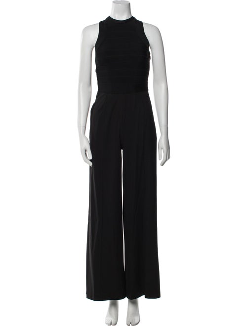 Herve Leger Crew Neck Jumpsuit