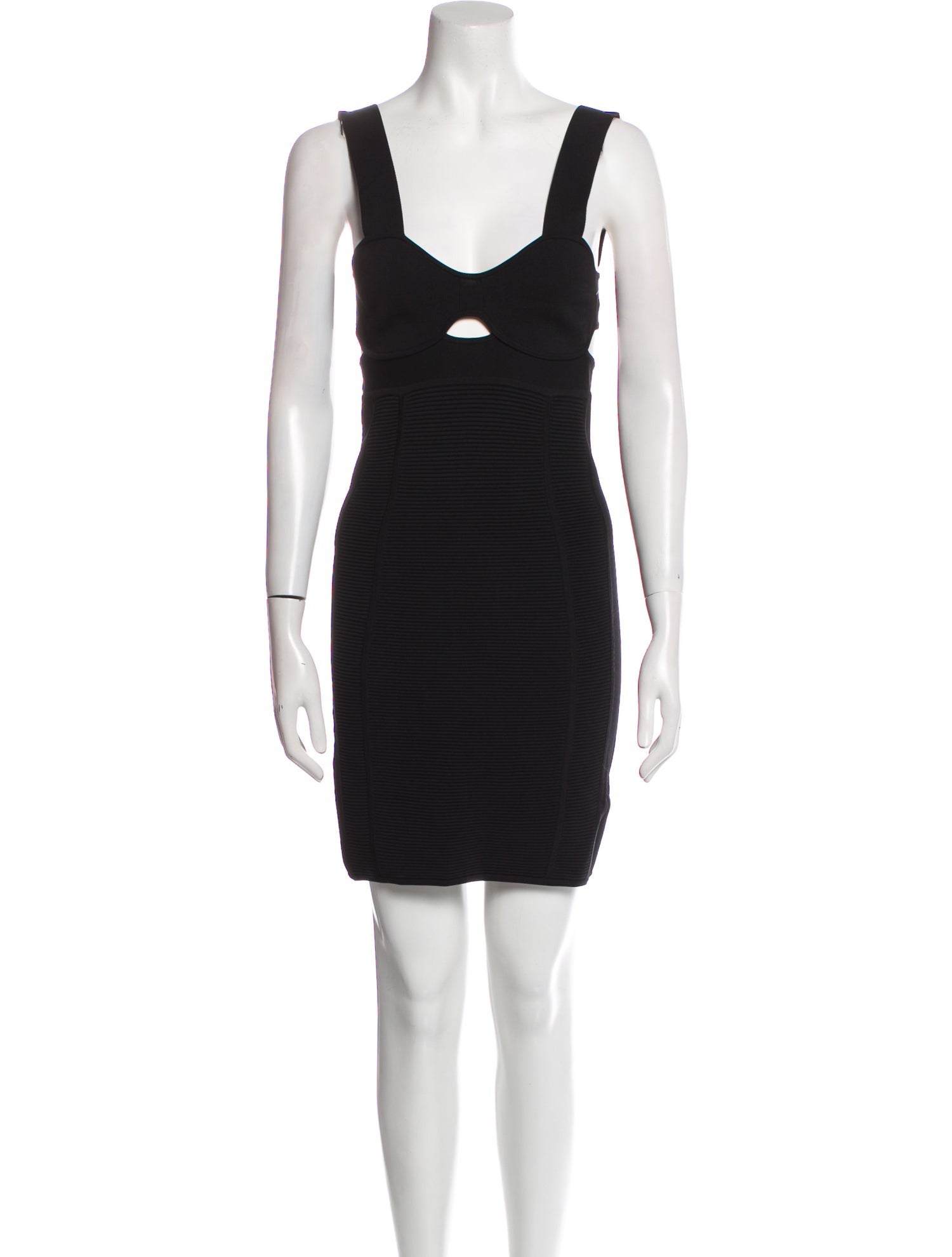 Herve Leger Square Neckline Mini Dress w/ Tags