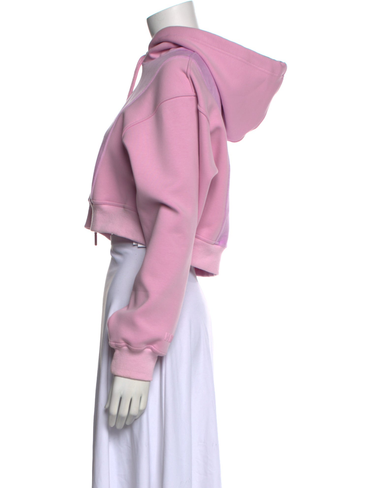 Herve Leger Mock Neck Long Sleeve Sweatshirt