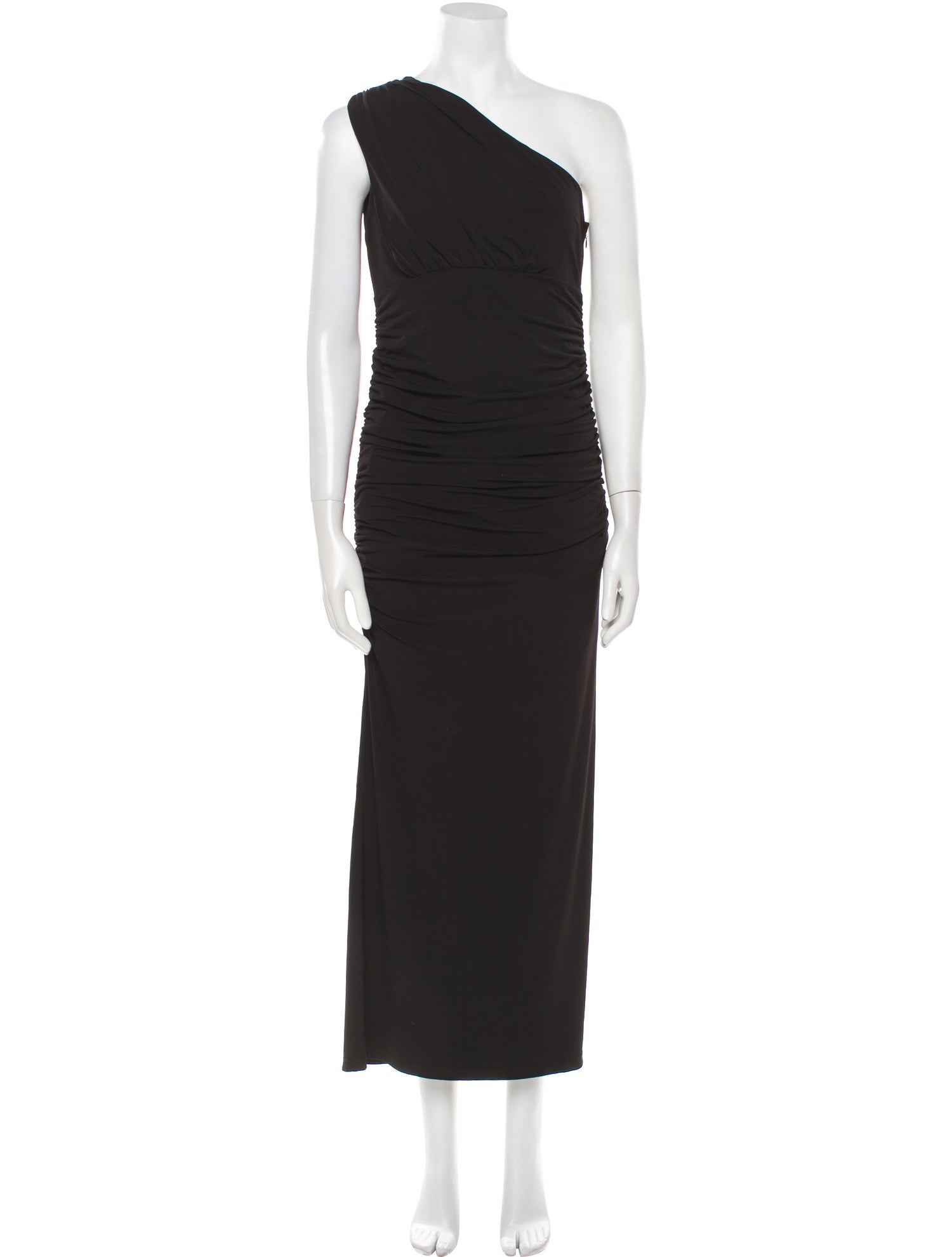 Herve Leger One-Shoulder Long Dress w/ Tags