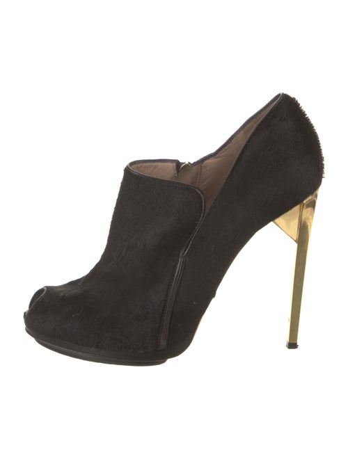 Herve Leger Ponyhair Mules