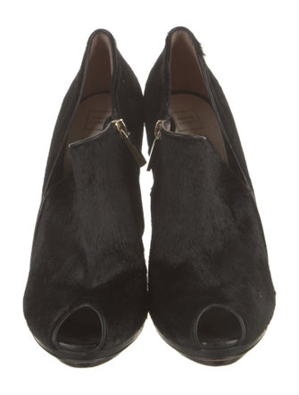 Herve Leger Ponyhair Mules