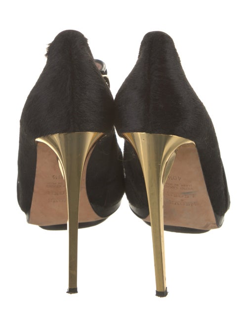 Herve Leger Ponyhair Mules