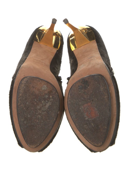 Herve Leger Ponyhair Mules