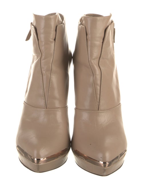 Herve Leger Leather Boots