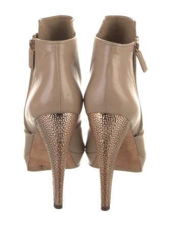 Herve Leger Leather Boots