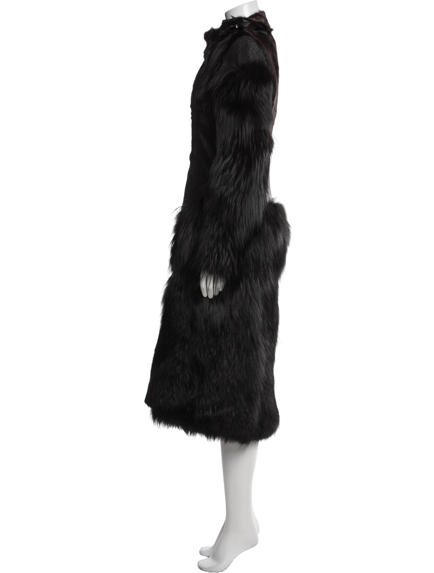 Herve Leger Fur Coat