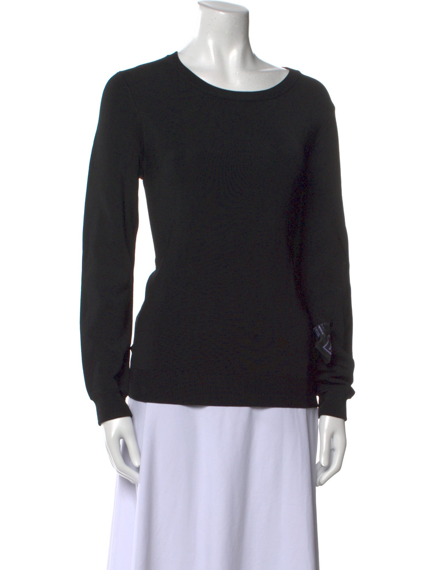 Herve Leger Bateau Neckline Long Sleeve Top