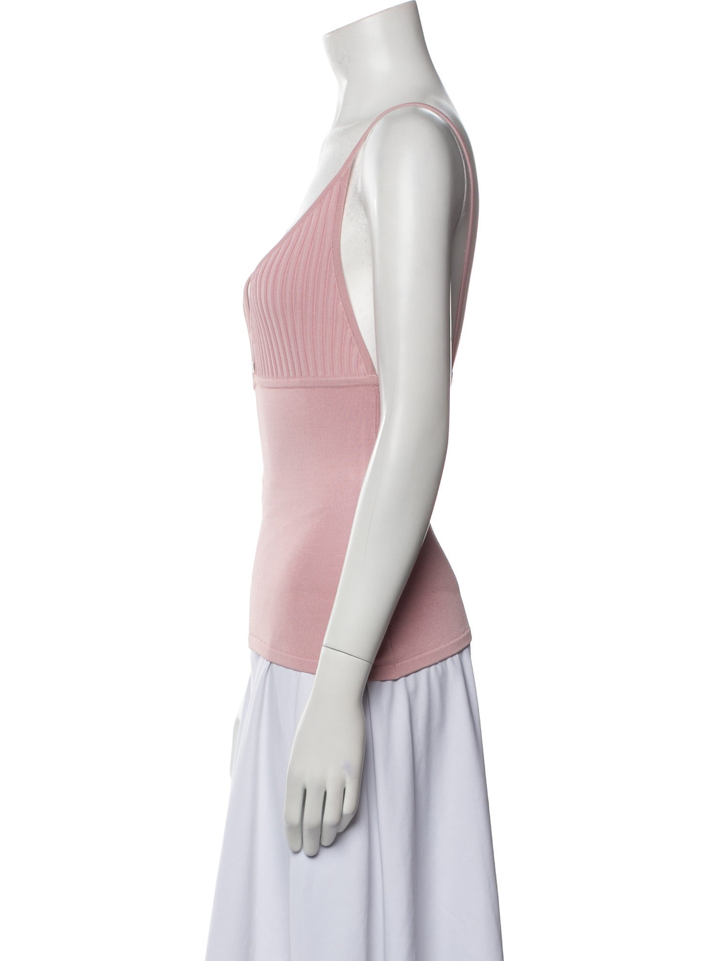 Herve Leger Vintage Square Neckline Top