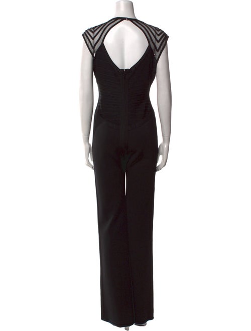 Herve Leger Crew Neck Jumpsuit