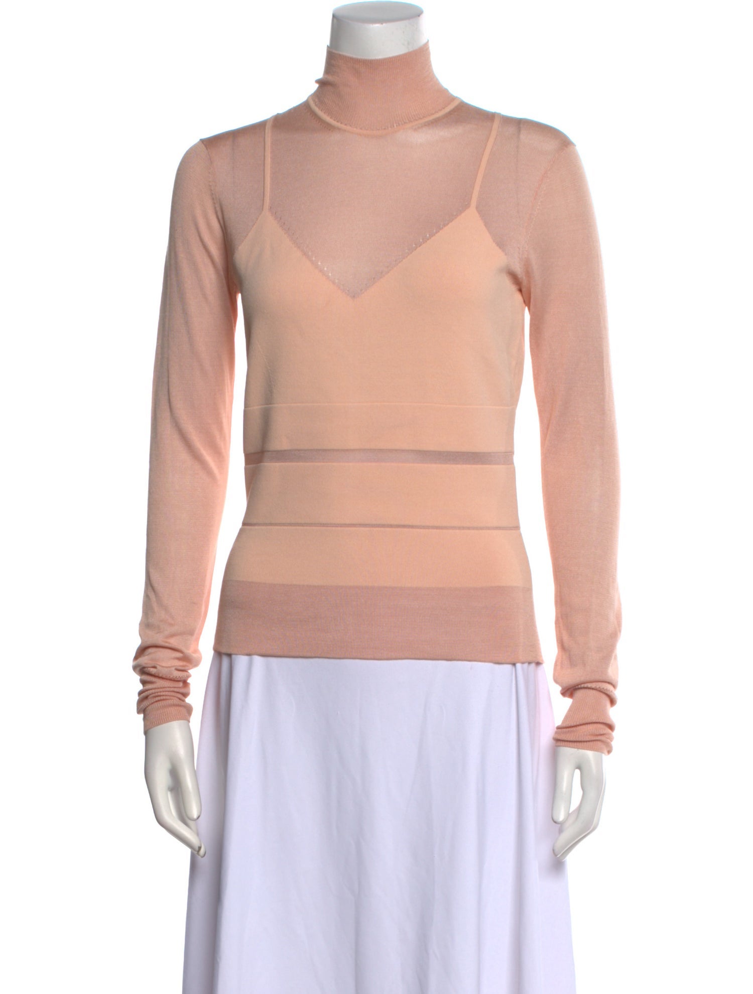 Herve Leger Turtleneck Long Sleeve Sweatshirt w/ Tags