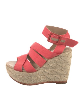 Herve Leger Colorblock Pattern Espadrilles