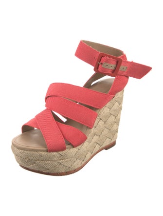 Herve Leger Colorblock Pattern Espadrilles