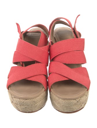 Herve Leger Colorblock Pattern Espadrilles