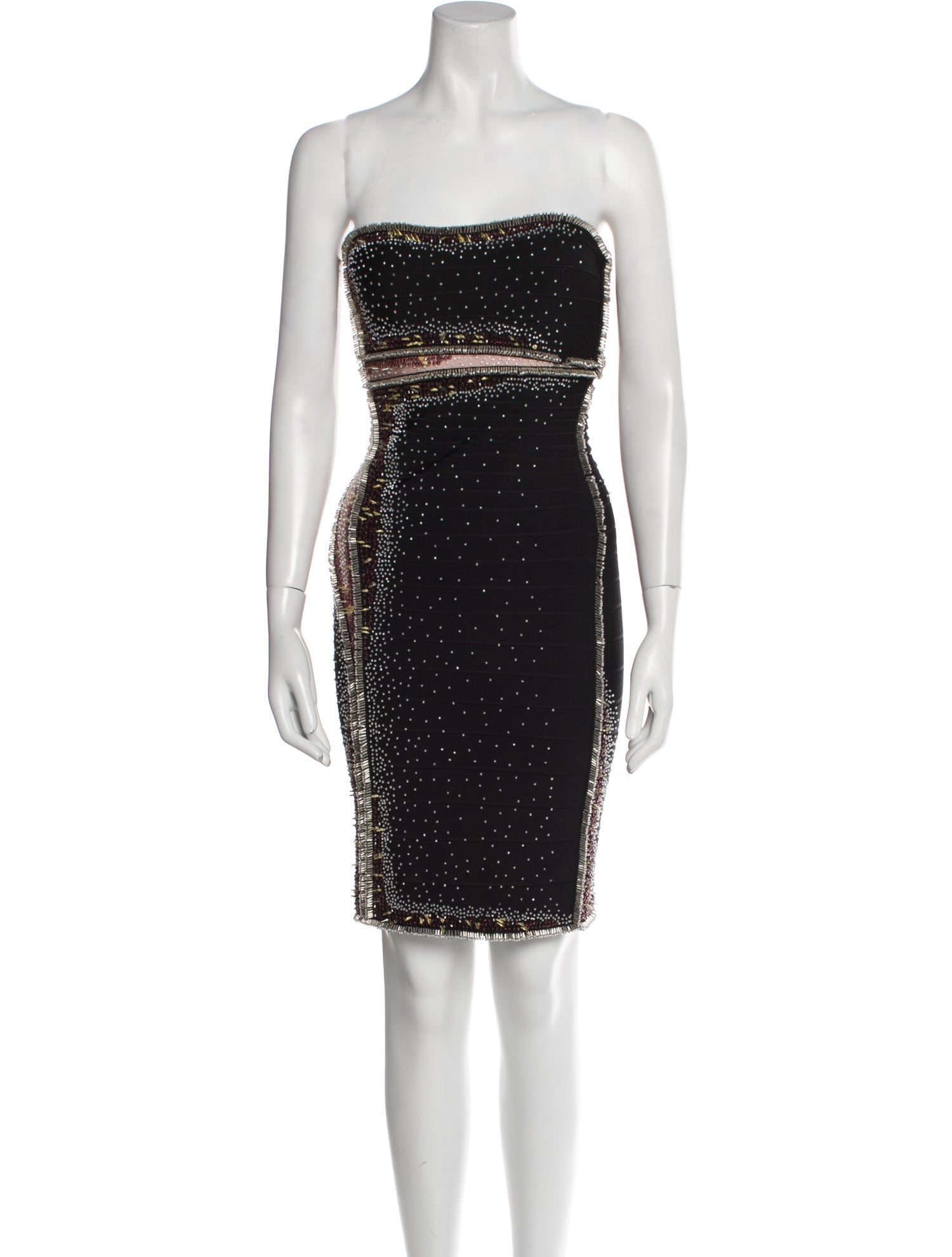 Herve Leger Strapless Mini Dress