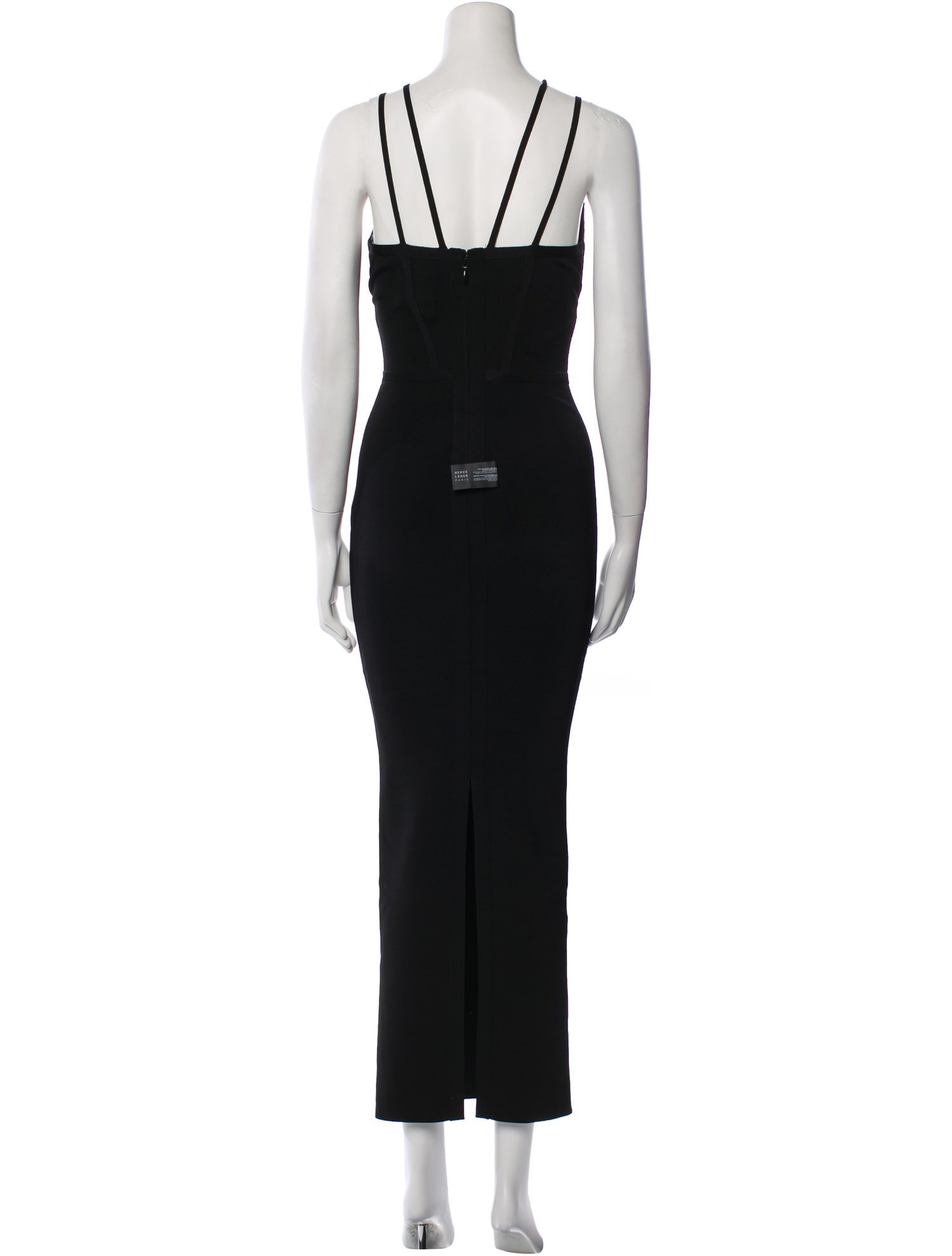 Herve Leger 2024 Long Dress w/ Tags in Black, Women's XXS Herve Leger 2024 Long Dress w/ Tags in Black, Women's XXS