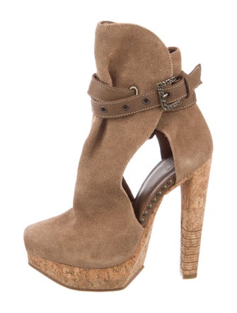 Herve Leger Suede Boots