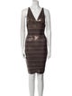 Herve Leger Printed Mini Dress