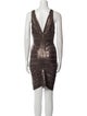 Herve Leger Printed Mini Dress