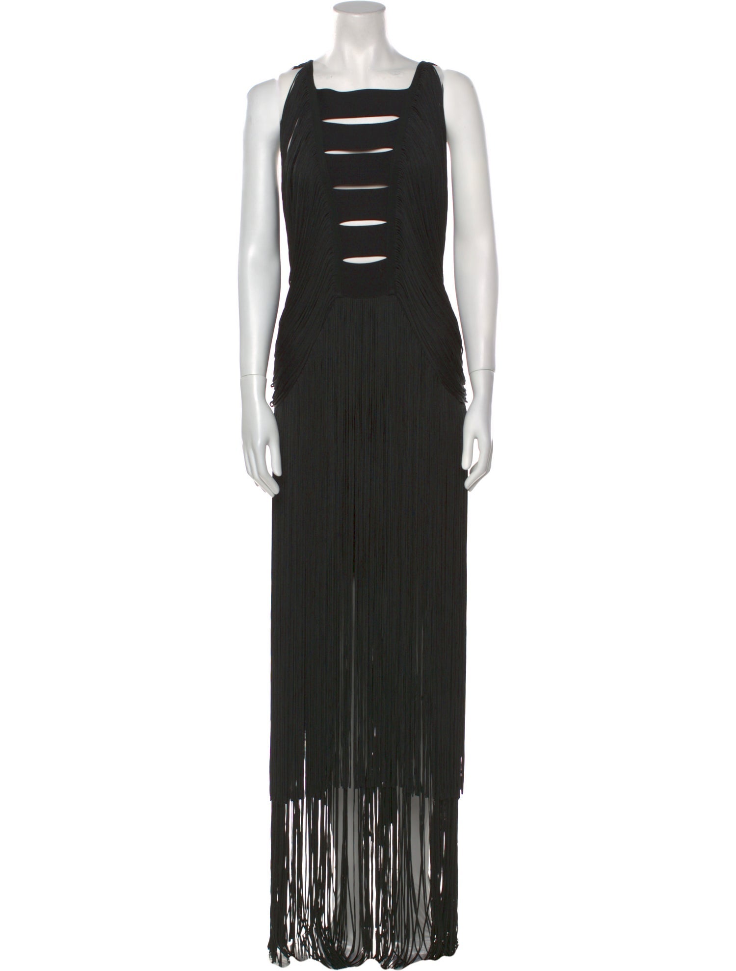 Herve Leger Square Neckline Mini Dress