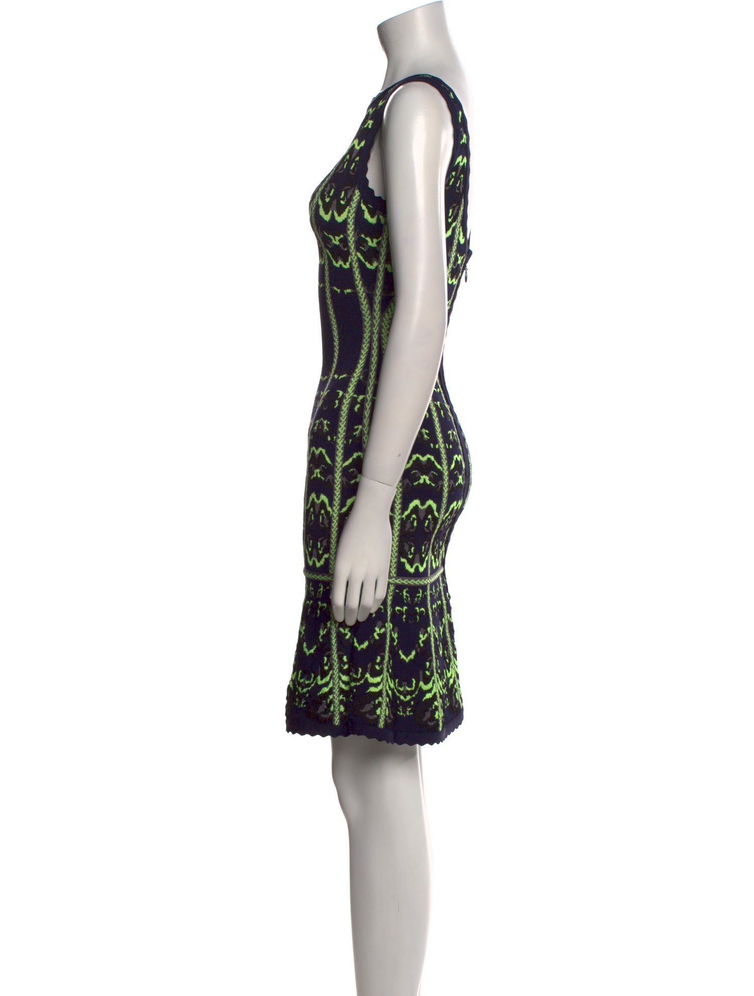 Herve Leger Printed Mini Dress