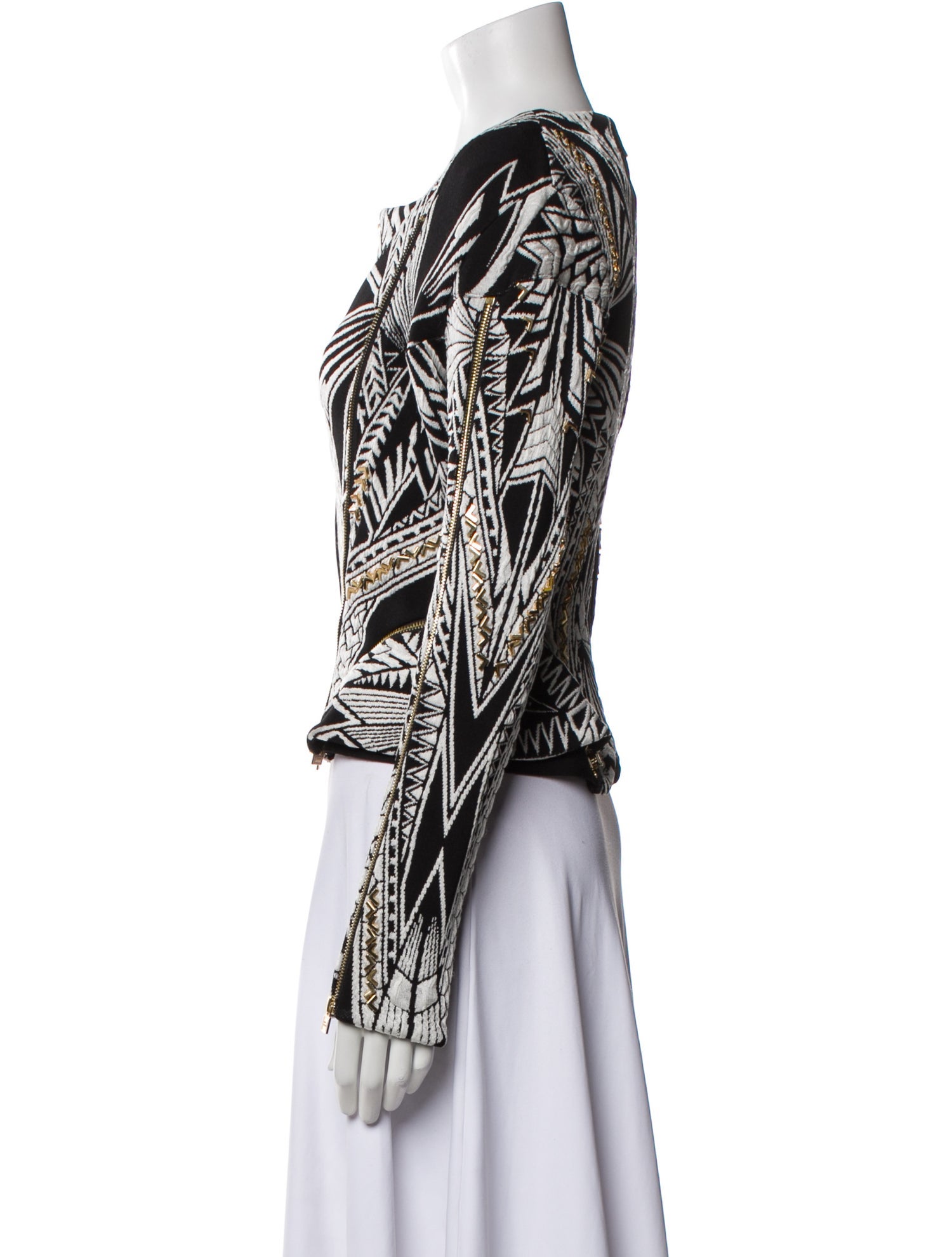 Herve Leger Printed Evening Jacket