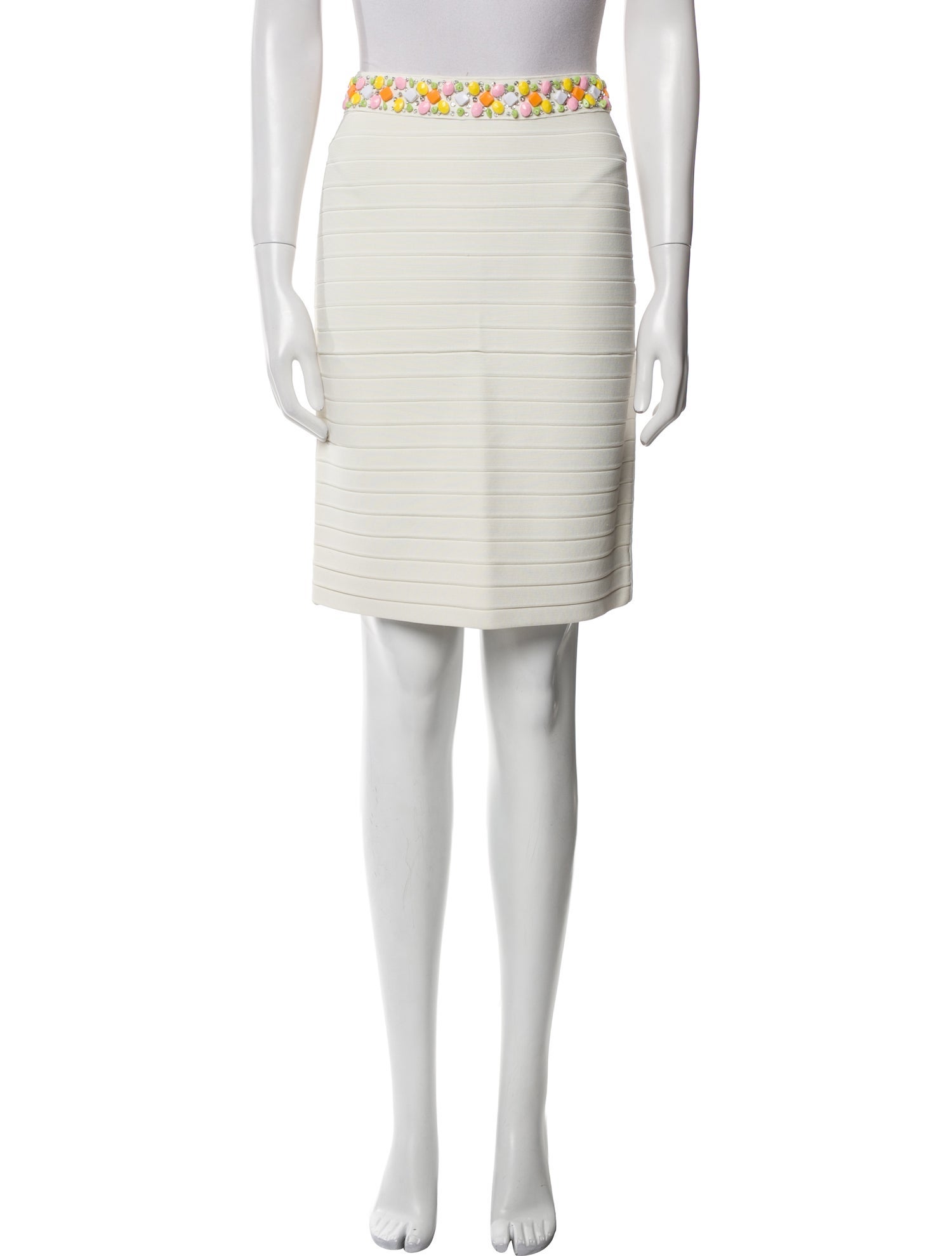 Herve Leger Vintage Knee-Length Skirt